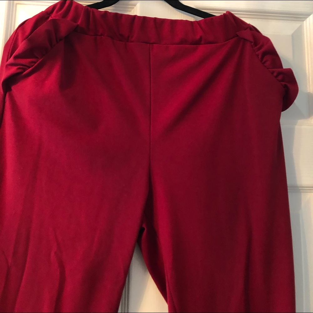 2 piece stretch pants set